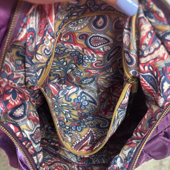 Travelon Womens Purse Purple Bag Anti Theft Crossbody - Picture 4 of 11